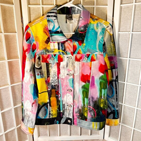 Art by Dolcezza Abtract Jacket, Stretch Size Medium - Picture 7 of 10